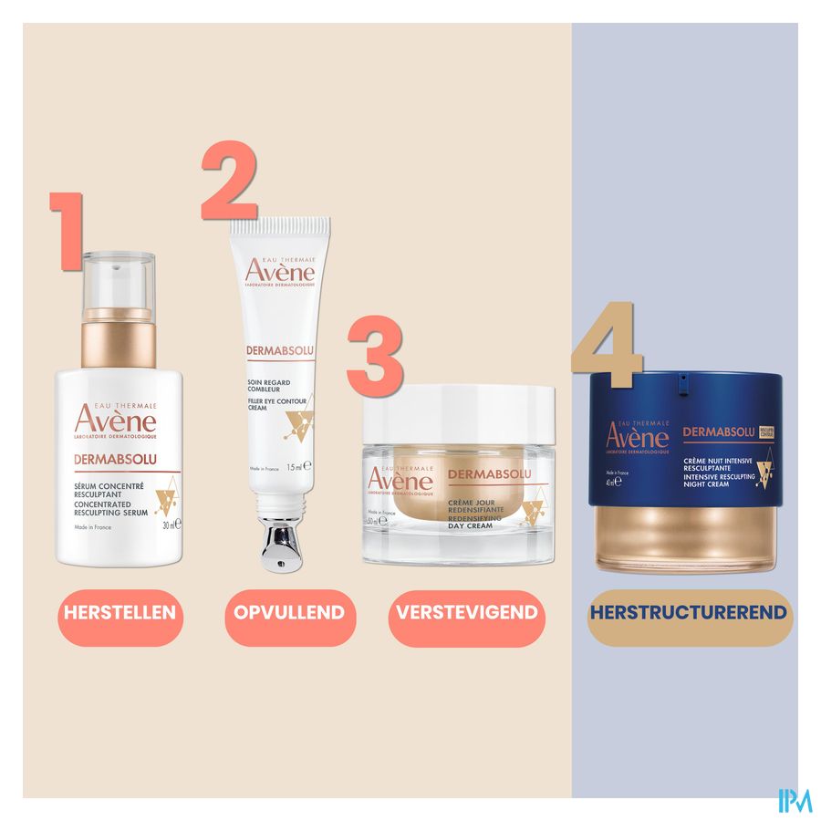 Avène Dermabsolu NUIT Crème intensive resculptante anti-âge 40ml
