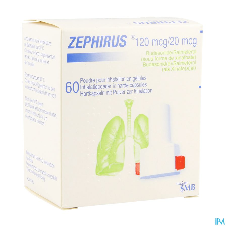 Zephirus 120mcg/20mcg Pdr Inhal. 60 Gel + 1 Inhal.