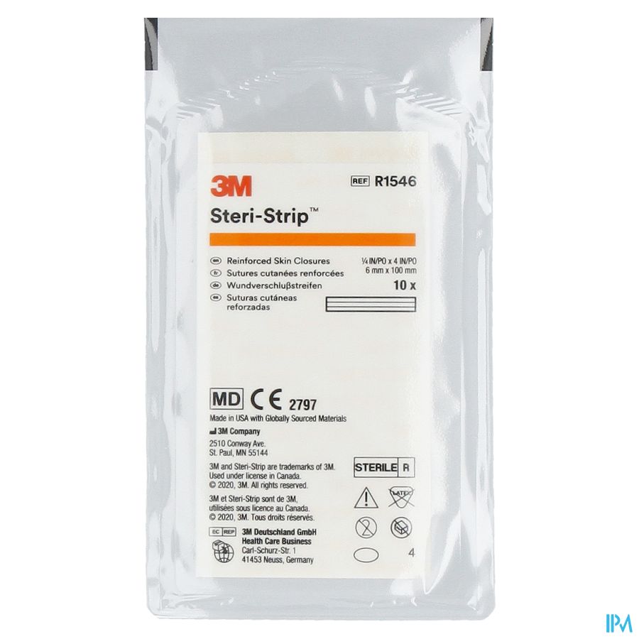 Steri-strip 3m Steril 6,0mmx100mm 1x10 1546p-1