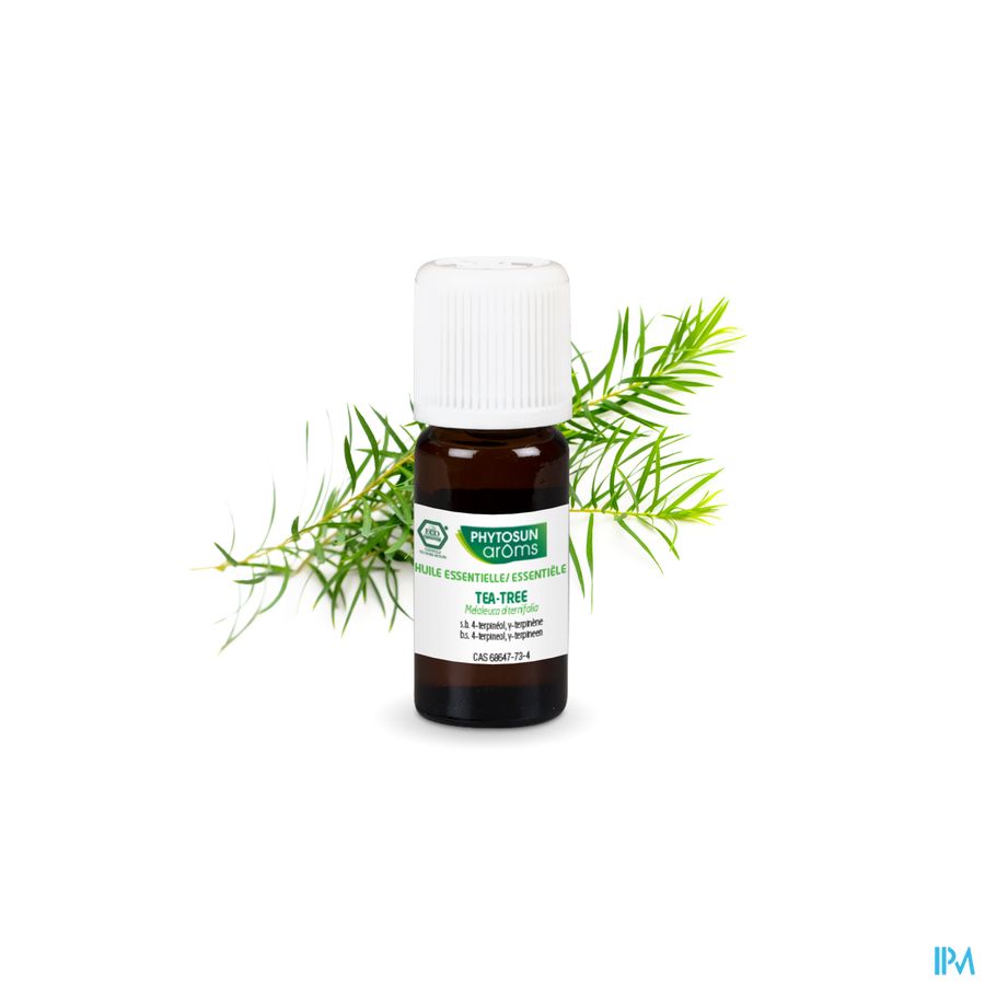 Phytosun® Huile essentielle Tea-tree – 10 ml – Soulager les voies respiratoires et soutenir l’immunité