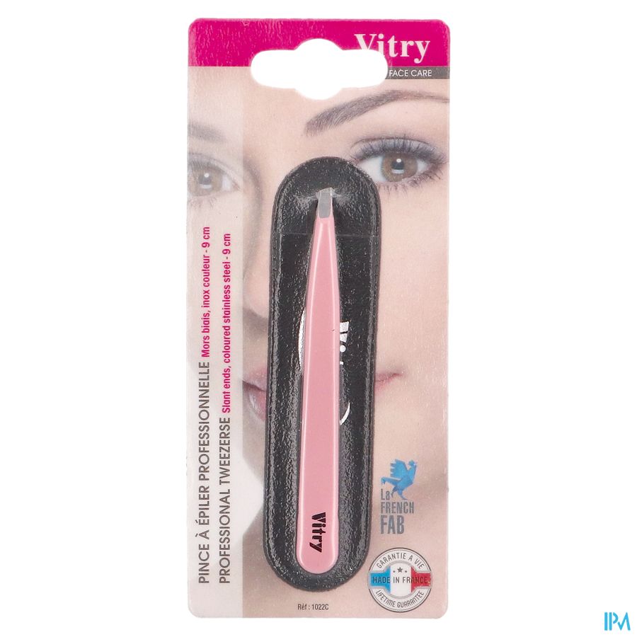 PINCE A EPILER PROF. MB INOX COULEUR