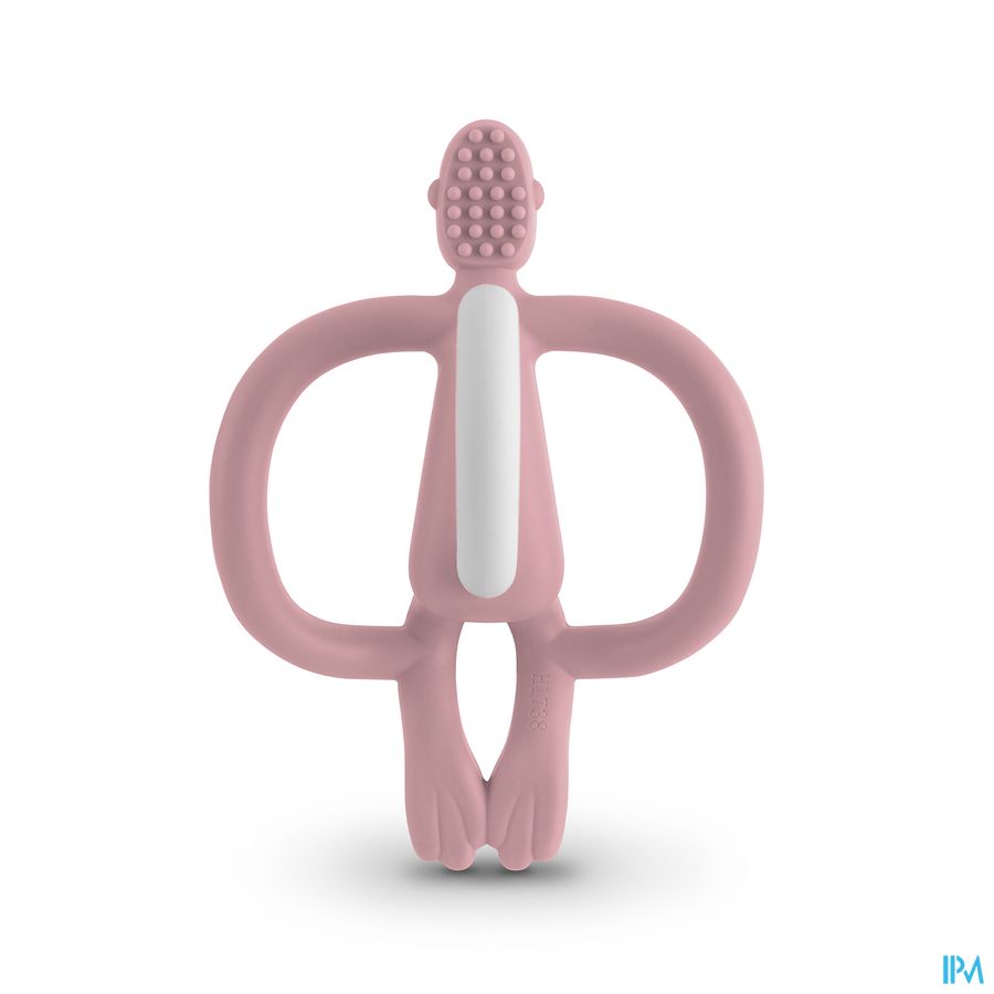 Matchstick Monkey Anneau Dentition Vieux Rose