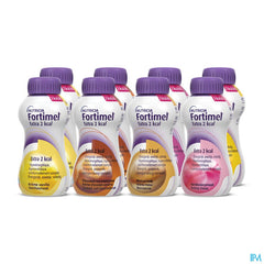 Fortimel Extra 2 Kcal Mixed Multipack Complément Nutritionnel Dénutrition Bouteilles 8x200ml