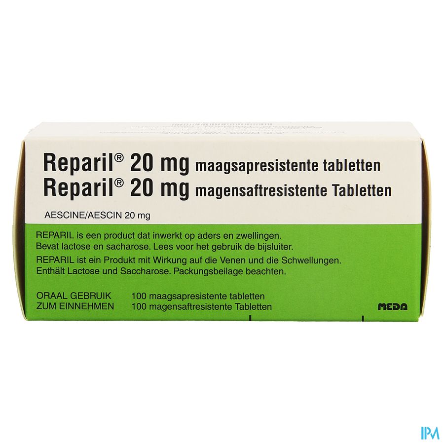 Reparil Comp Gastroresist 100 X 20mg