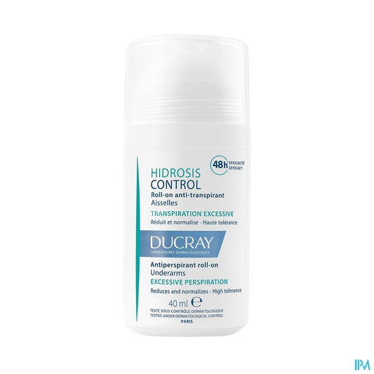 Ducray HIDROSIS CONTROL Roll-on anti-transpirant Déodorant aisselles transpiration excessive