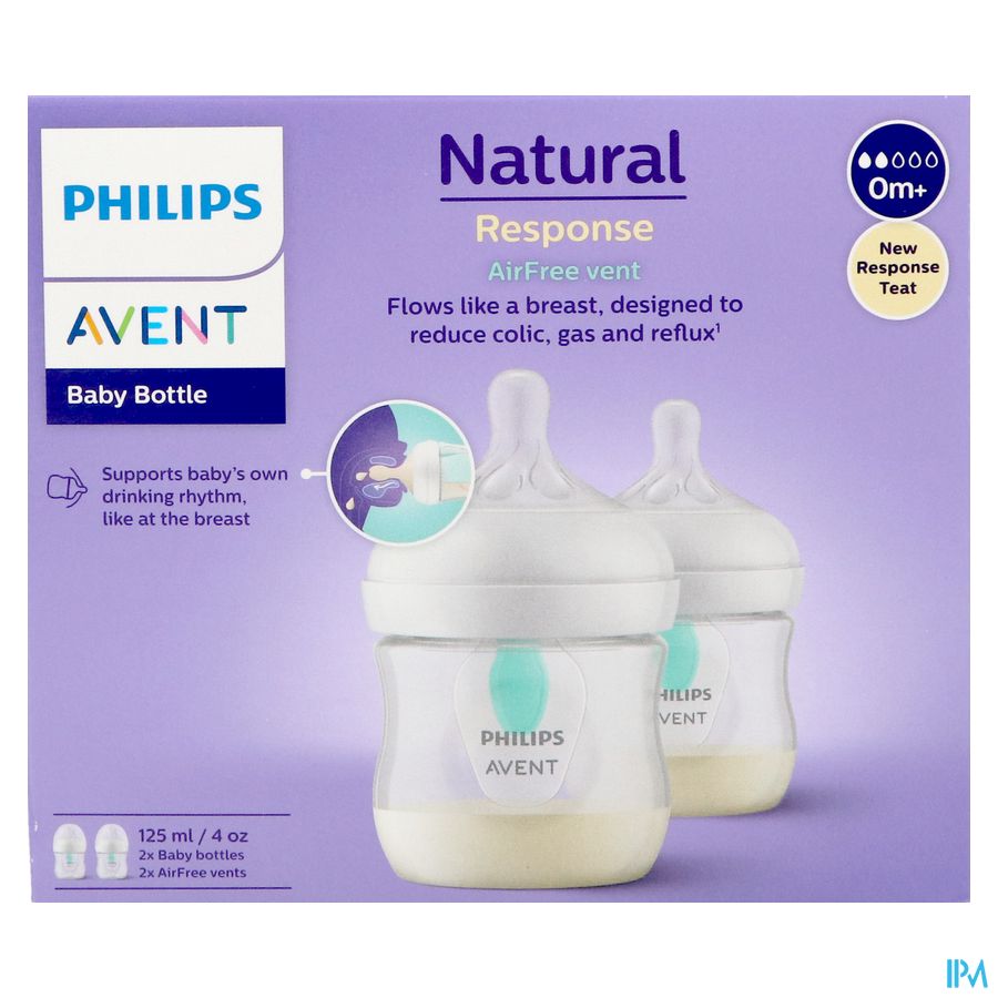 Philips Avent Natural 3.0 Airfree Biberon 2x125ml