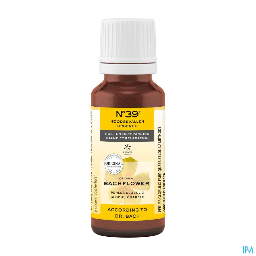 Fleurs de Bach Bio N°39 Urgence Perles 20g