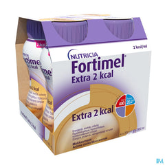 Fortimel Extra 2kcal Goût Mokka Bouteilles 4x200ml