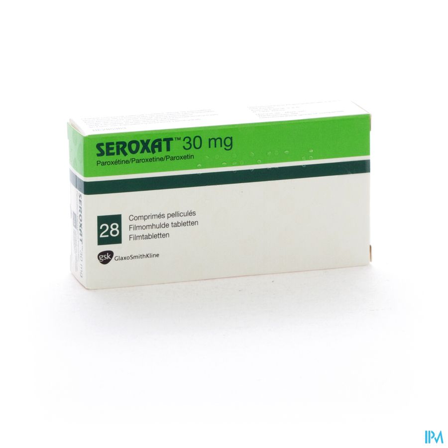 Seroxat Glaxosmithkline Comp 28 X 30mg