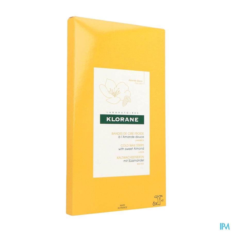 Klorane - Bandes de cire à l'Amande douce - Jambes