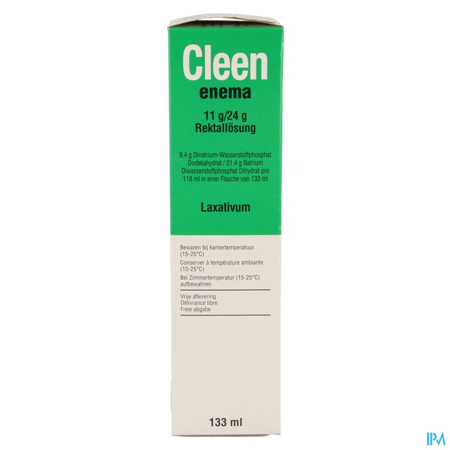 Cleen Enema 11g/24g Sol Rectale Fl 133ml