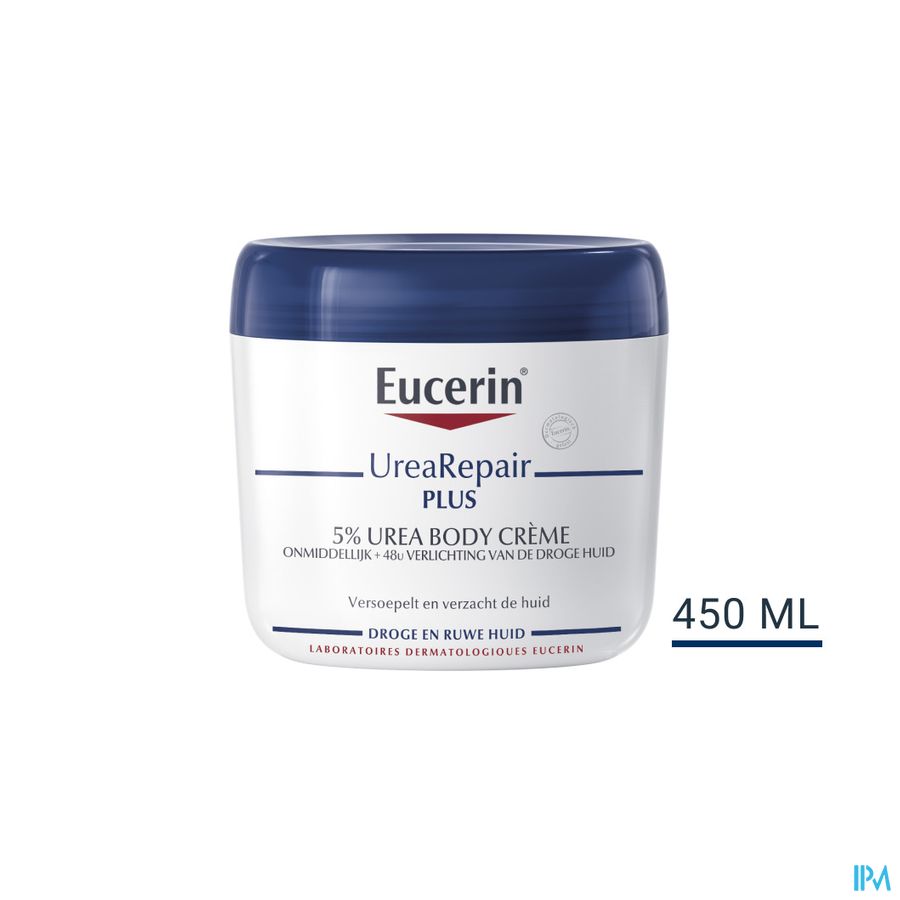 UreaRepair Plus Crème Corporelle 5% d'Urée Peau Sèche et Rugueuse Pot 450ml