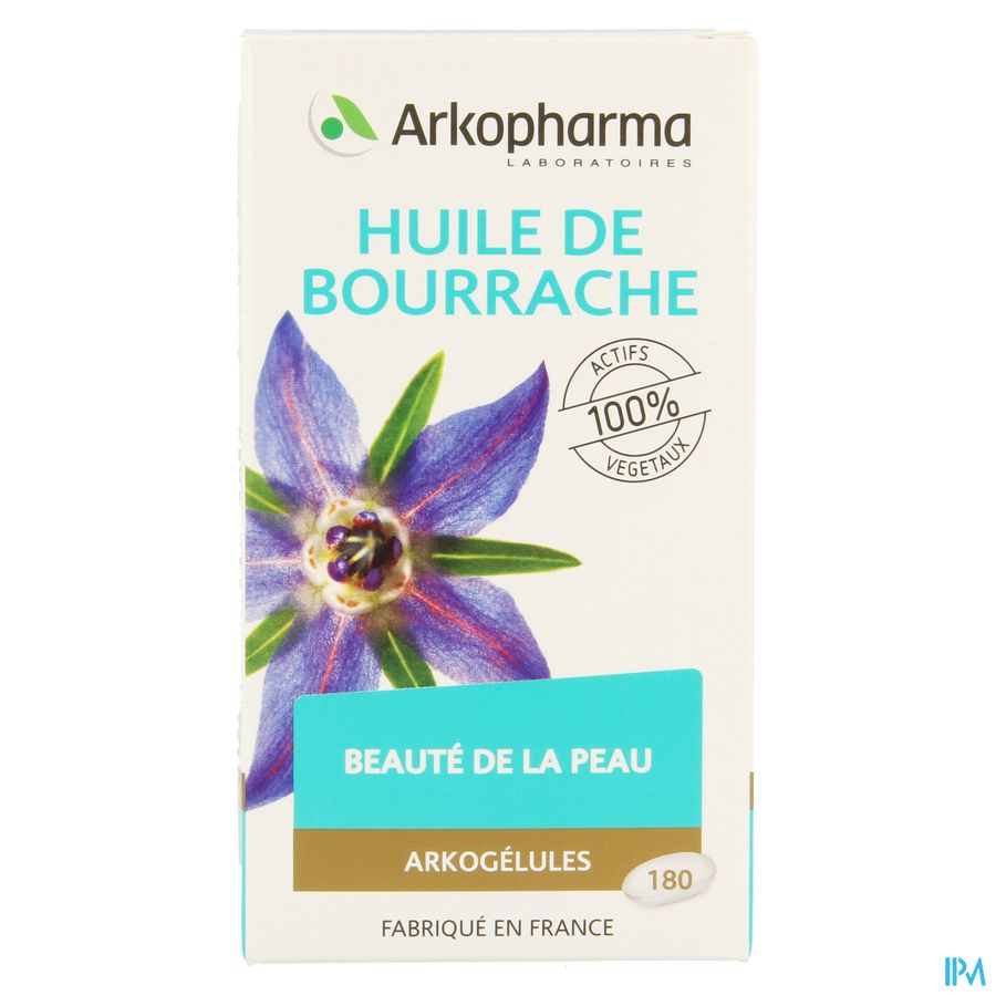 Arkogelules Huile De Bourrache 180