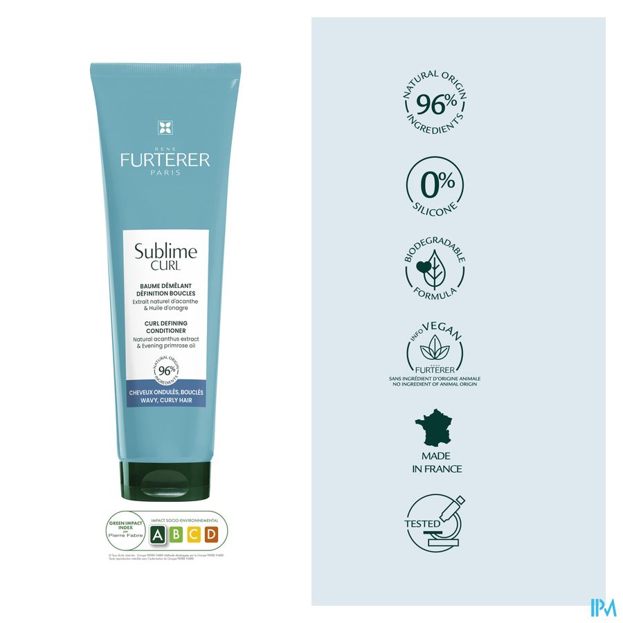 René Furterer Baume démêlant après-shampoing cheveux bouclés - SUBLIME CURL