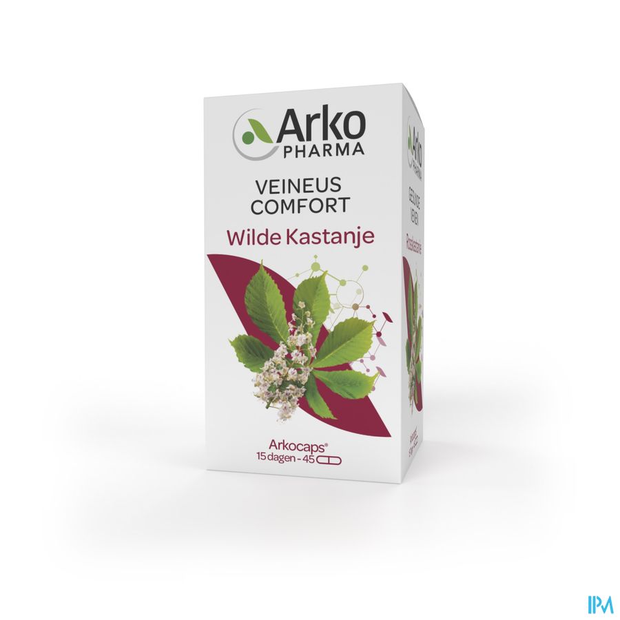 Arkopharma Arkogélules Marronnier D'Inde Confort veineux 45 Gélules Végétales