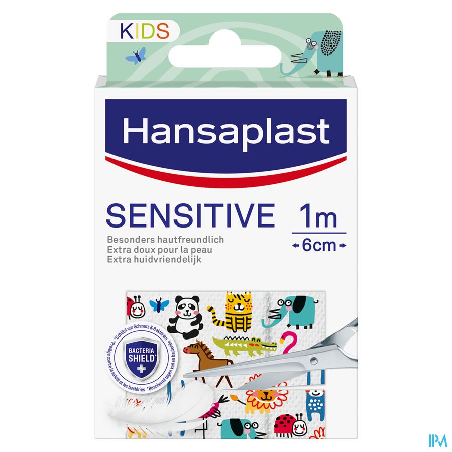 Hansaplast Pansements Kids Sensitive 1mx6cm