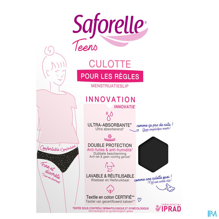 Saforelle Culotte Ultra Absorbante 1e Regles 14a