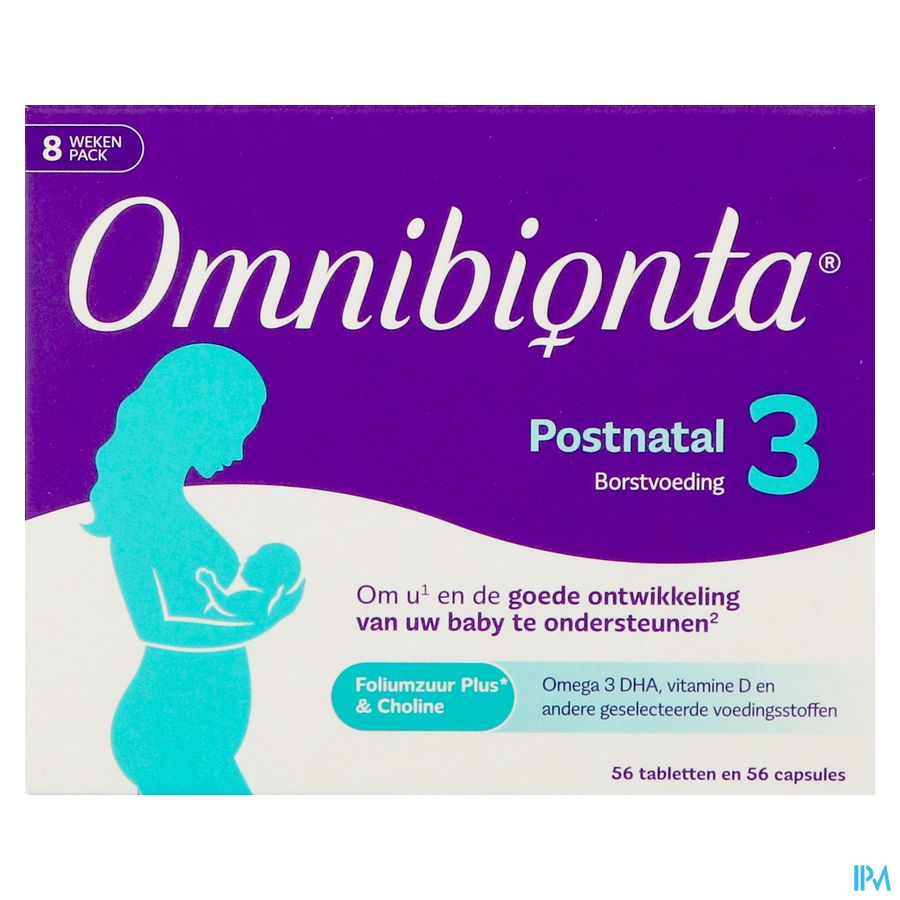 Omnibionta Postnatal 3 Allait.8 Sem Comp 56+caps56
