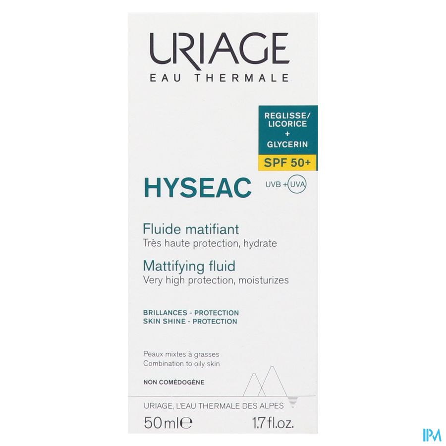 Hyseac Fluide Matifiant Spf50+ 50ml
