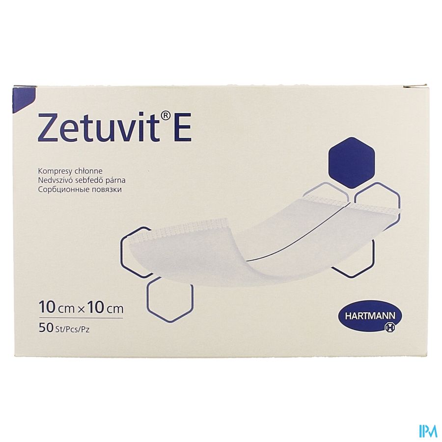 Zetuvit E 10x10cm Nst. 50 P/s