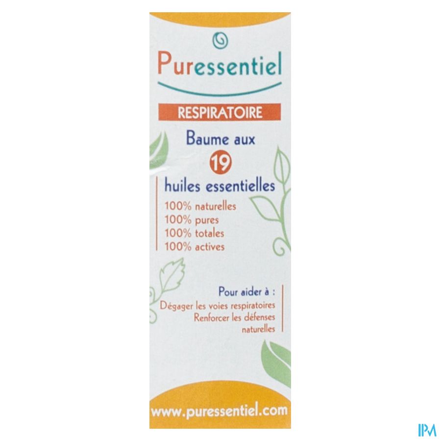 Puressentiel Respiratoire Baume 19 Hle Ess 50ml