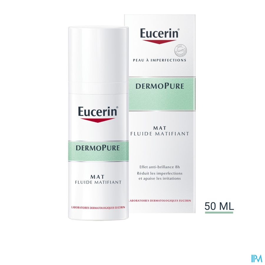 DermoPure MAT Fluide Matifiant Acné Peau à Imperfections avec pompe 50ml