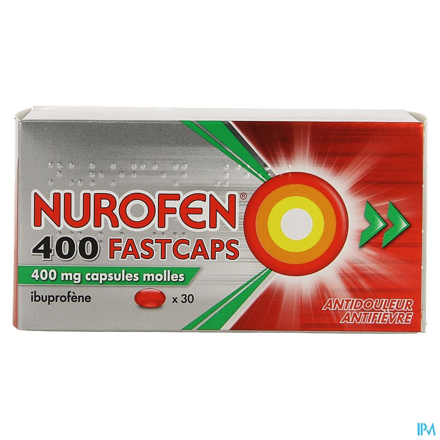 Nurofen 400 Fastcaps Caps 30x400mg