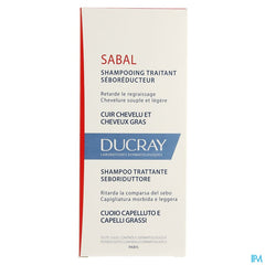 Ducray Shampooing traitant sébo-régulateur Shampoing purifiant SABAL