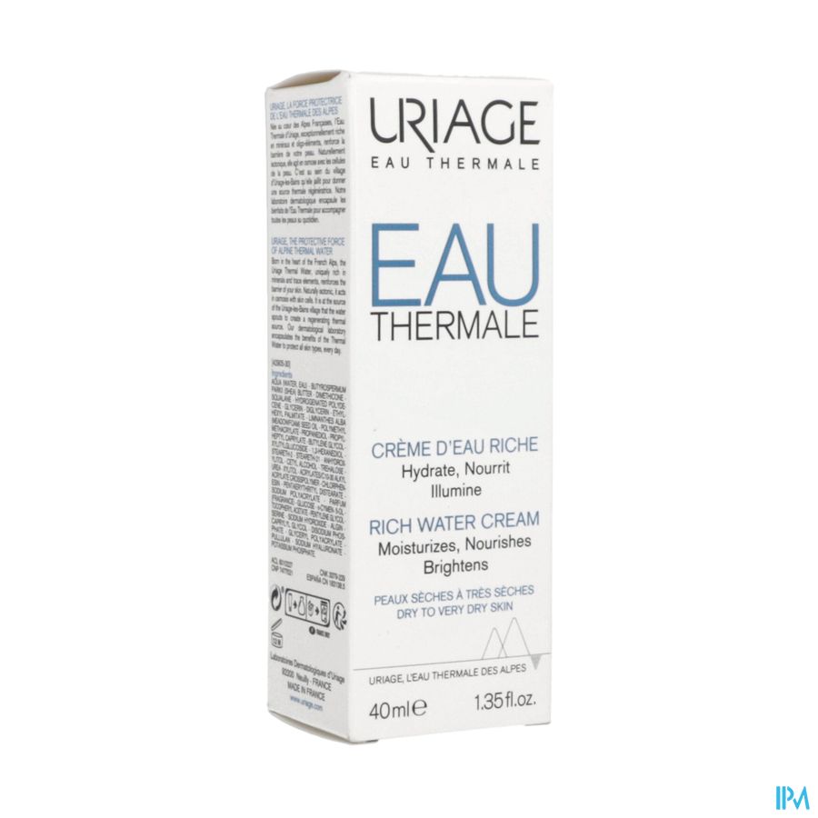 Uriage Eau Thermale Creme Eau Riche 40ml
