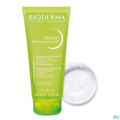 Bioderma Sebium Gel Moussant Actif Tube 200ml
