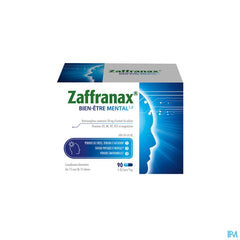 Zaffranax® Bien-être Mental 90 Gélules - Stress (4), Fatigue (3), Émotionnel (1)