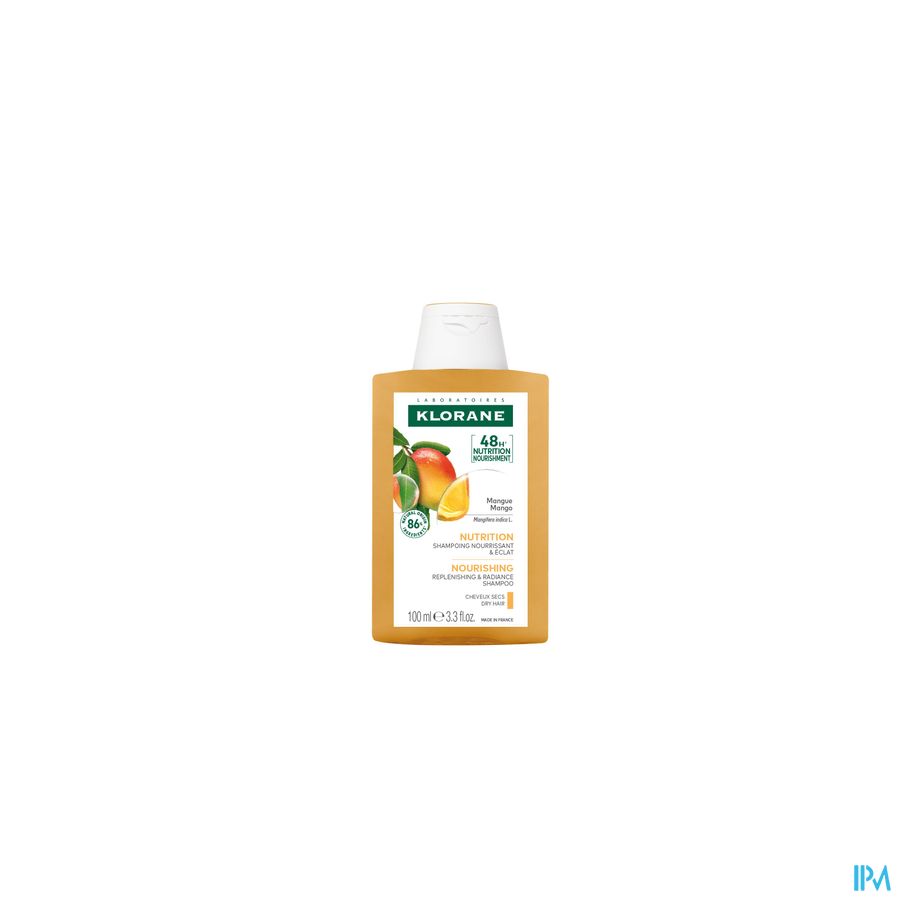 Klorane - Shampoing Nutrition à la Mangue - Cheveux secs