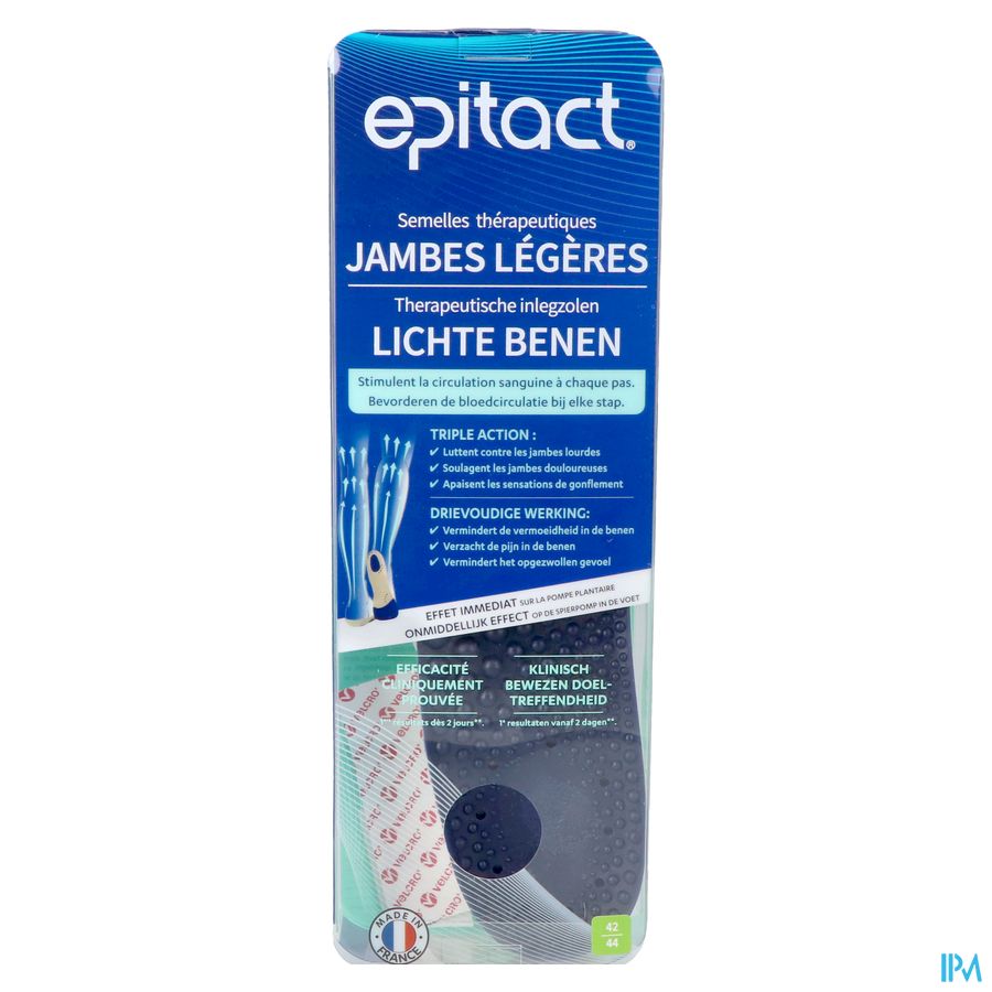 Epitact Semelle Therapeutique Jambes Legeres 42/44
