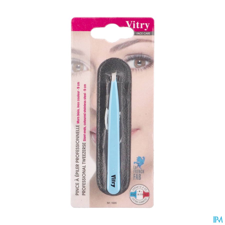 PINCE A EPILER PROF. MB INOX COULEUR