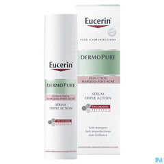 DermoPure Sérum Triple Action Marques Post-Acné Peau à Imperfections avec pompe 40ml