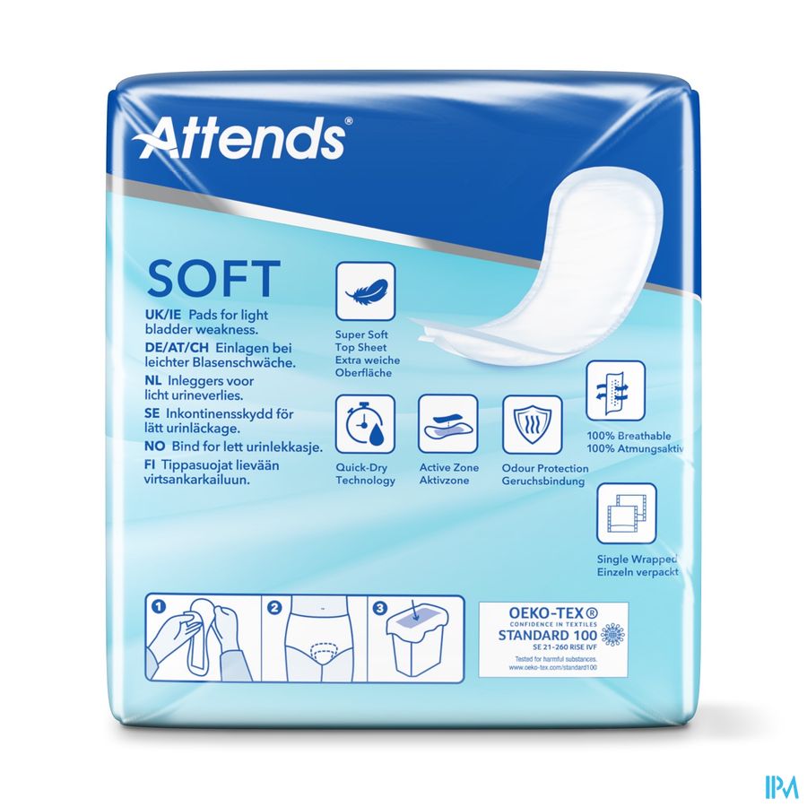 Attends Soft 3 Extra Plus Couche Anatom. 1x10