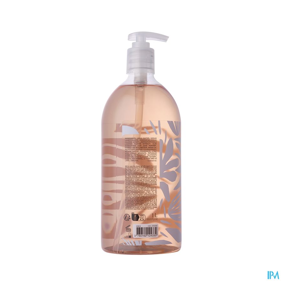 Cosm'ethik Gel Douche Jasmin Bio Maroc Fl Pompe 1l