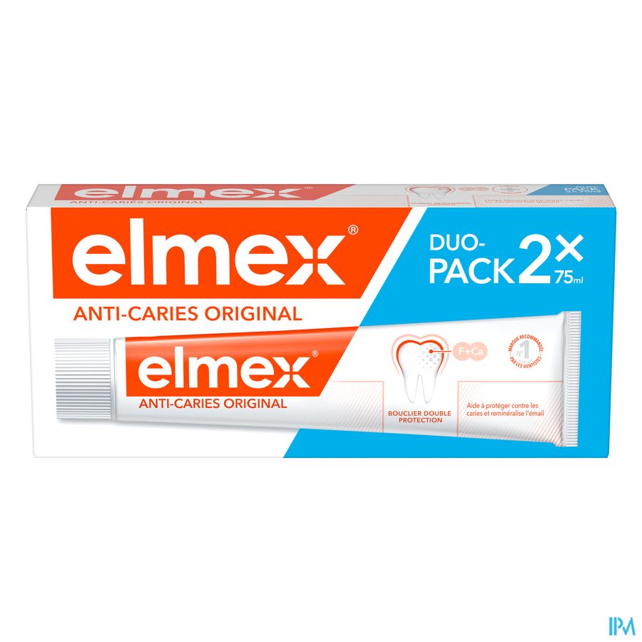 Elmex A/caries Original Dentifrice 2x75ml