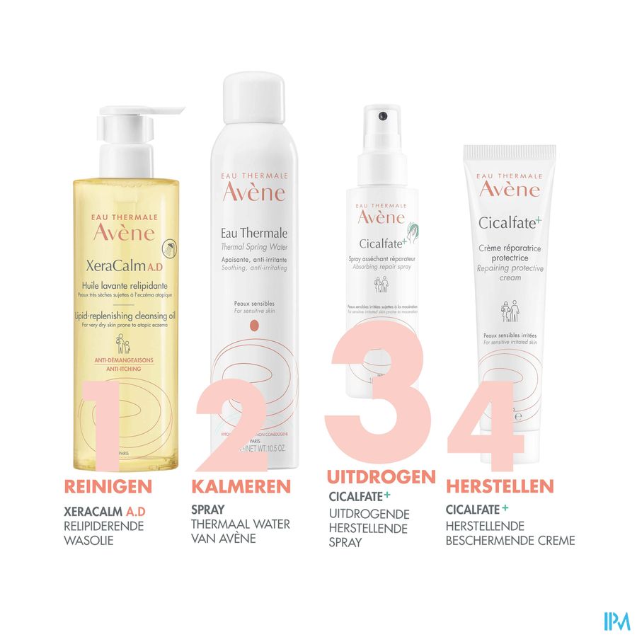 Eau Thermale Avène CICALFATE+ Spray Asséchant Réparateur Peaux Irritées Sujettes à Macérations