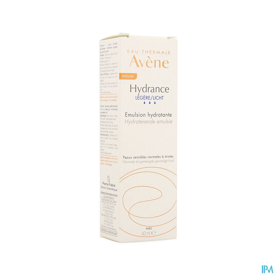 Eau Thermale Avène - Hydrance LÉGÈRE Émulsion hydratante Crème hydratante Peaux Sensibles