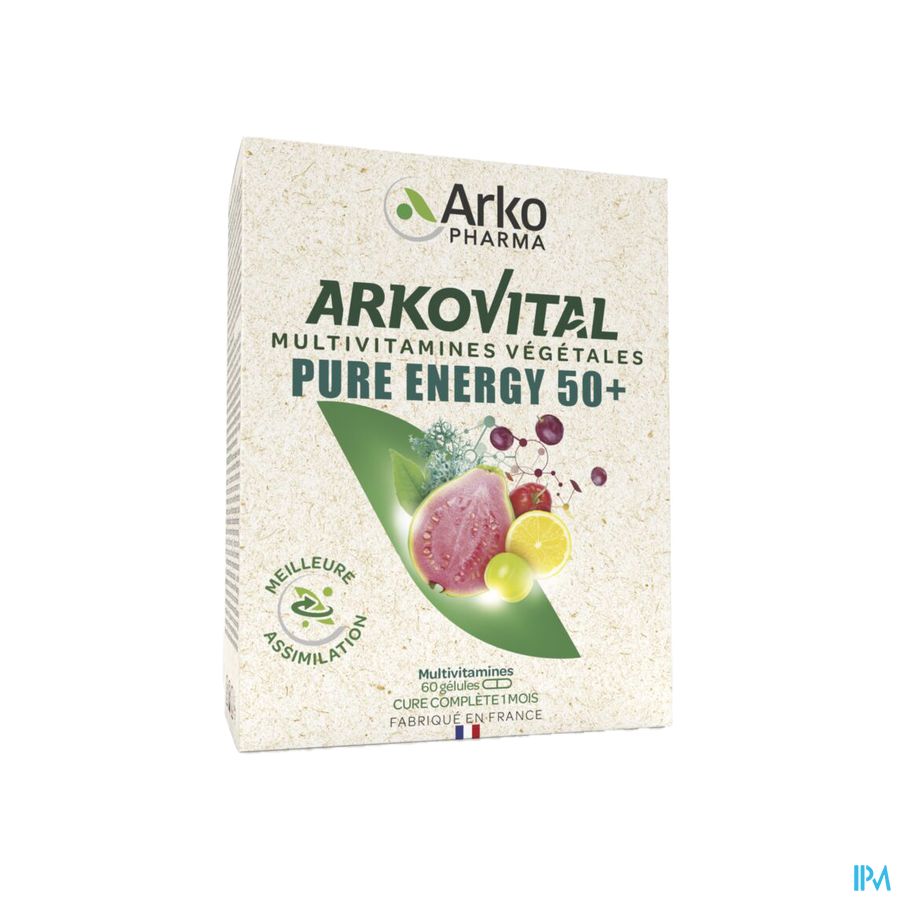 Arkovital Pure Energy 50+ Caps 60