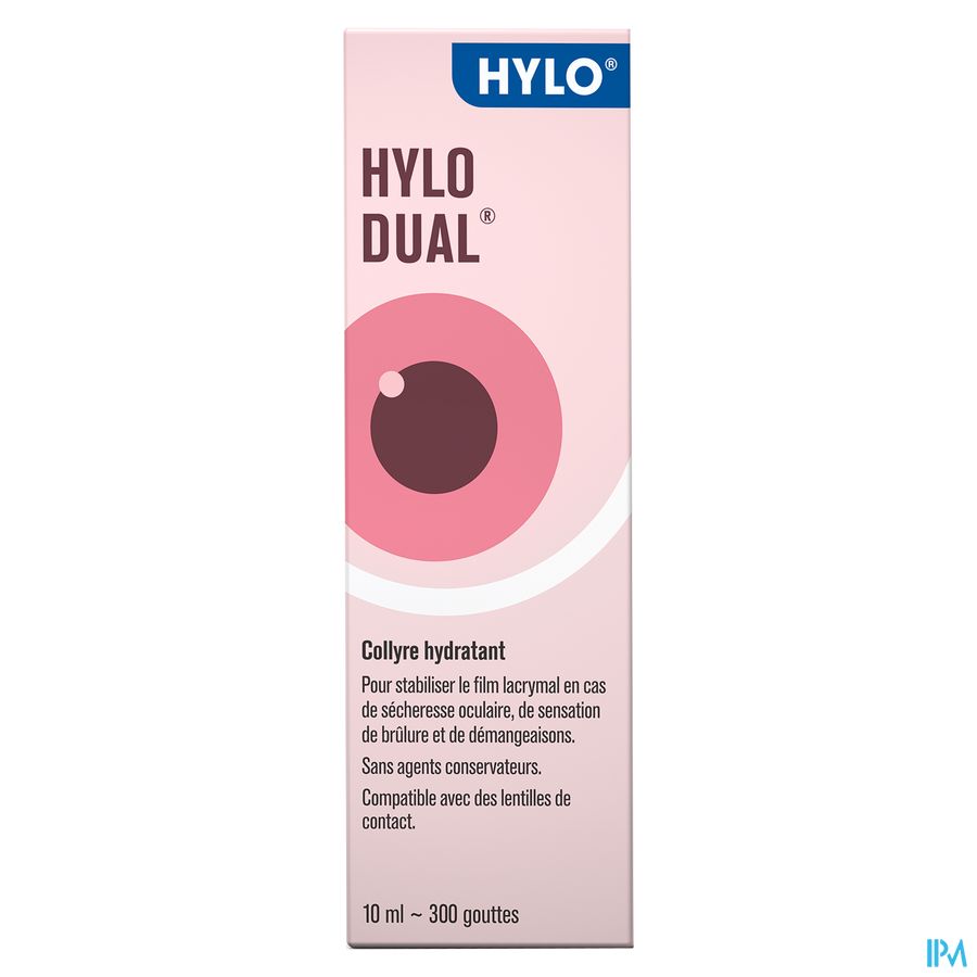 HYLO-Dual Gutt Oculaires 10Ml