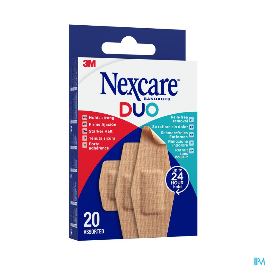 Nexcare 3m Duo Pansement Assortiment 20