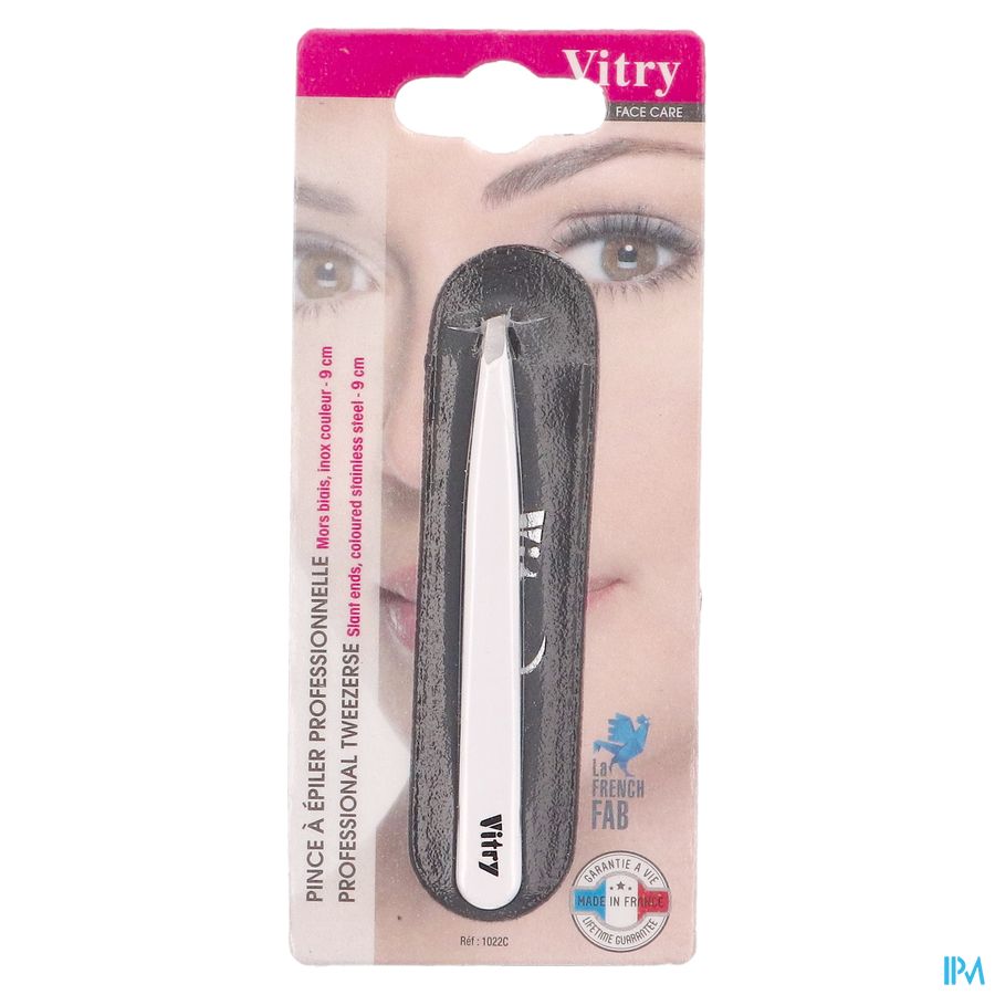 PINCE A EPILER PROF. MB INOX COULEUR