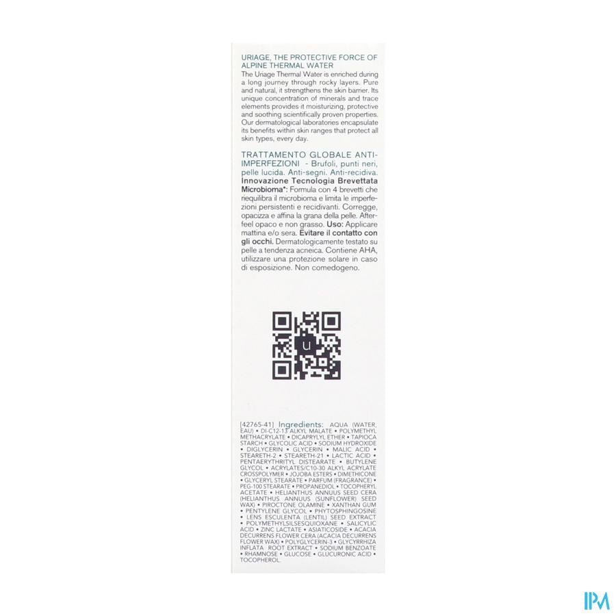 Hyseac 3-regul+soin Global A/imperfections 40ml