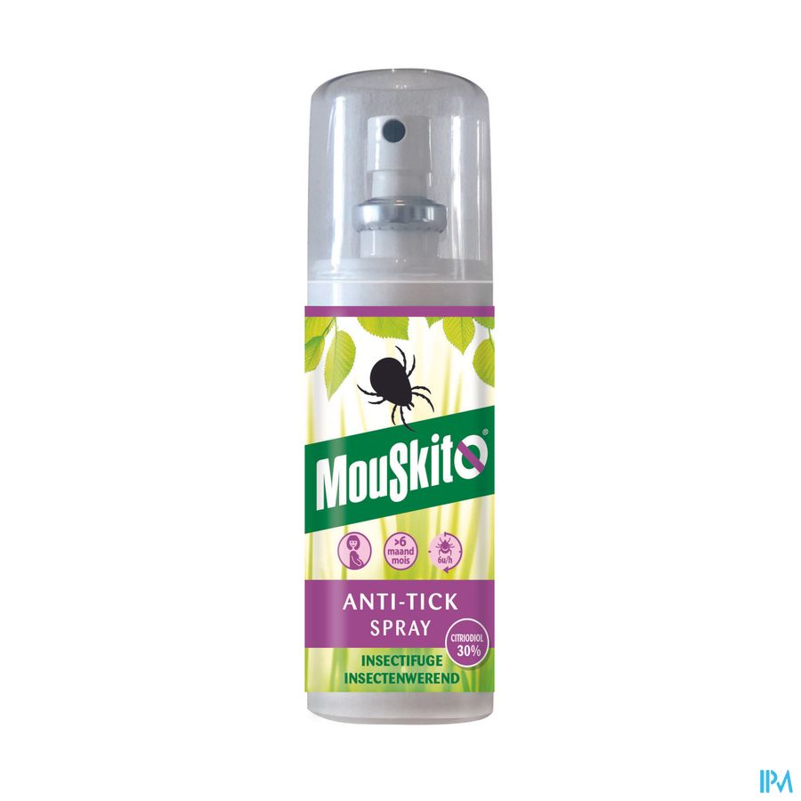 Mouskito Anti-Tick spray 100 ml - Anti-Tiques - Europe - Citriodiol 30 %
