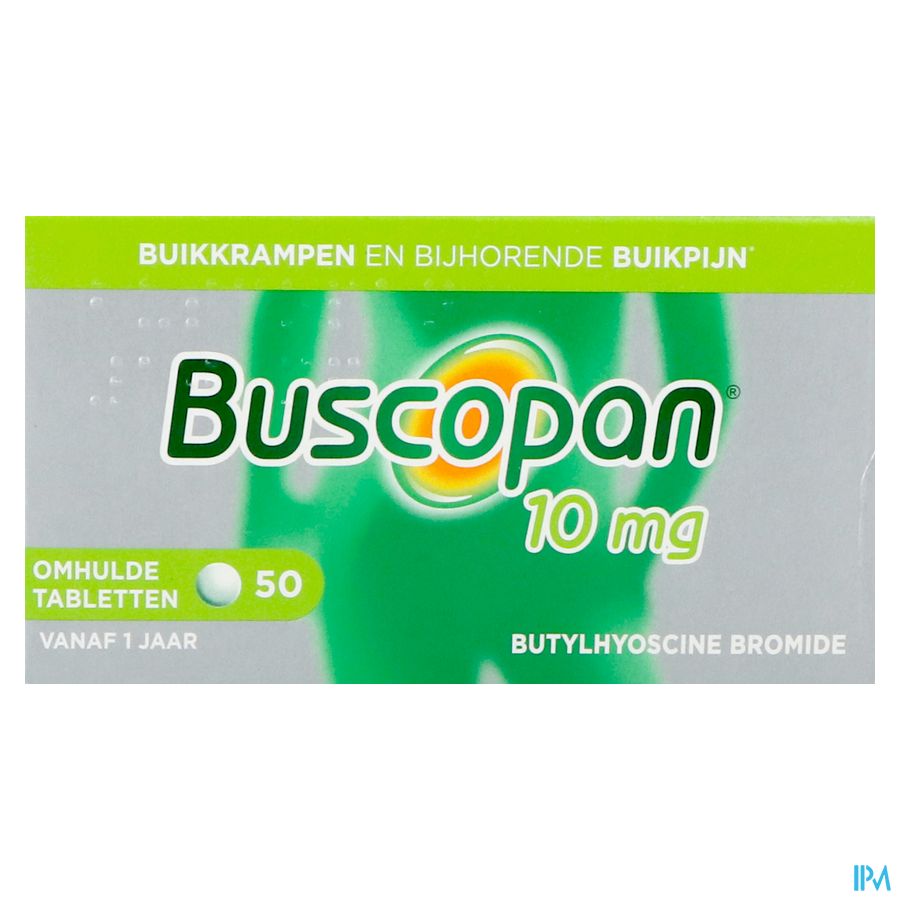 Buscopan 10mg Comp 50 - Crampes et maux de ventre