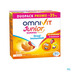 Omnivit Junior 2x30 gummies PROMO -35% - Vitamine Enfant Croissance Immunité