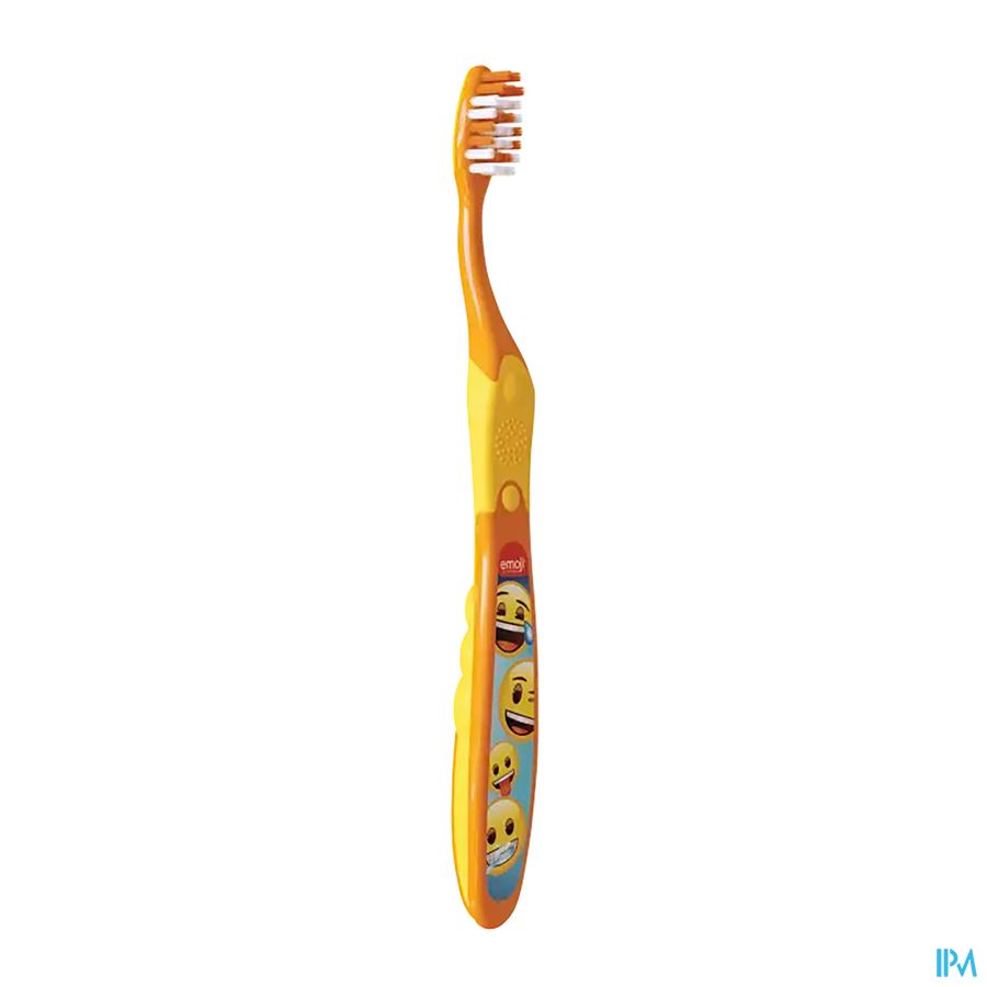 ELGYDIUM Junior Emoji 7 à 12 ans – Brosse à dents enfant