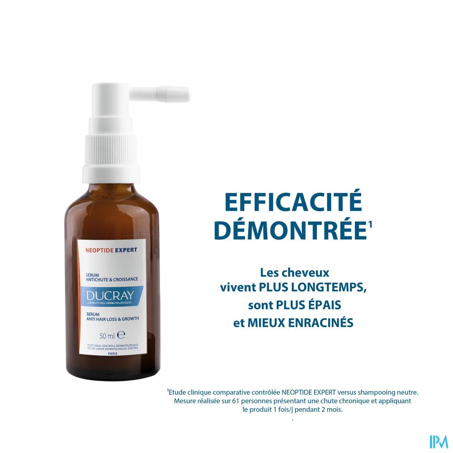 Ducray NEOPTIDE EXPERT Sérum fortifiant et redensifiant pour des cheveux plus épais et mieux enracinés